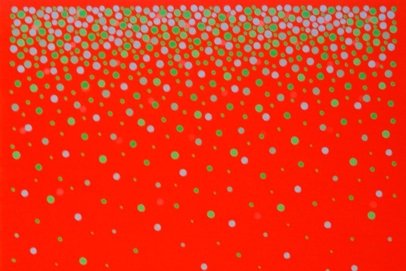Kuno Gonschior: Vibration Rot-Grün-Blau, 1969.