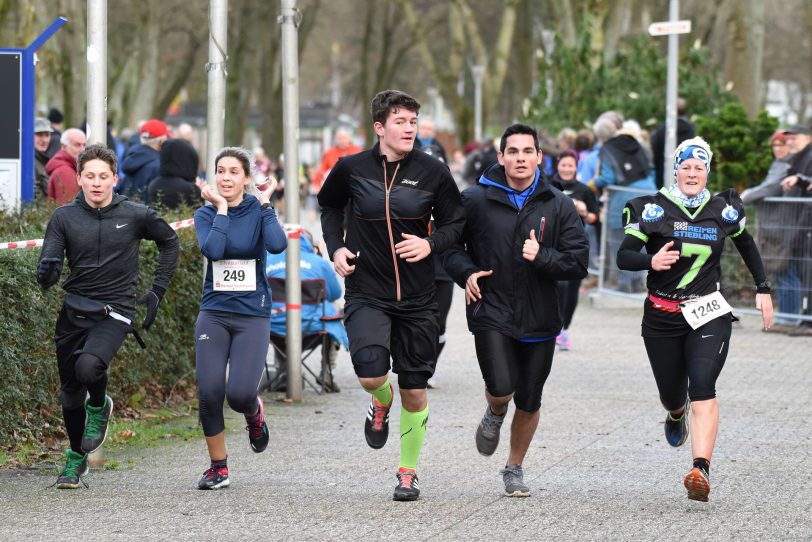 Hauptlauf des 40. Herner Silvesterlauf.