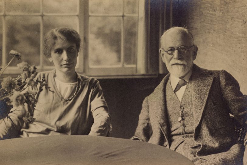 Anna und Sigmund Freud im Jahr 1929.