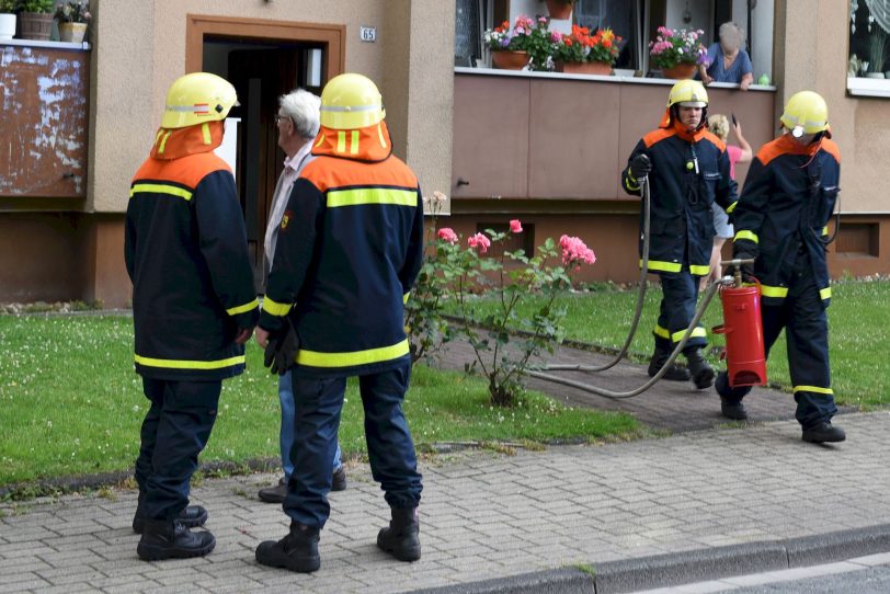 Brandeinsatz an der Königsberger Straße.