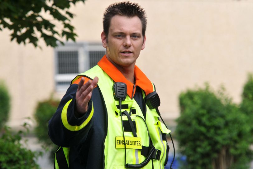 Einsatzleiter Daniel Brömme.