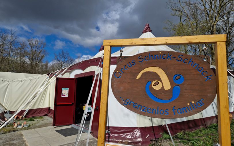 Der Circus Schnick-Schnack am neuen Standort.