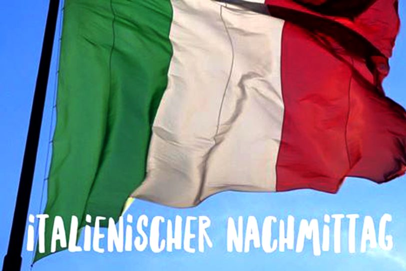 Italienische Flagge.