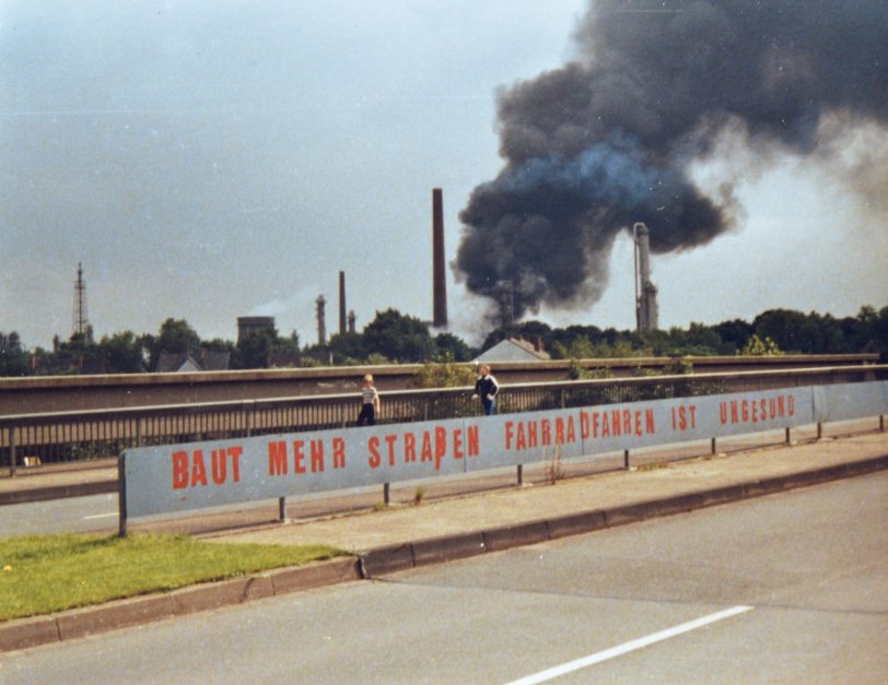 Der Großbrand am 5. und 6. August 1984 bei den Chemischen Werken Hüls an der Shamrockstraße.