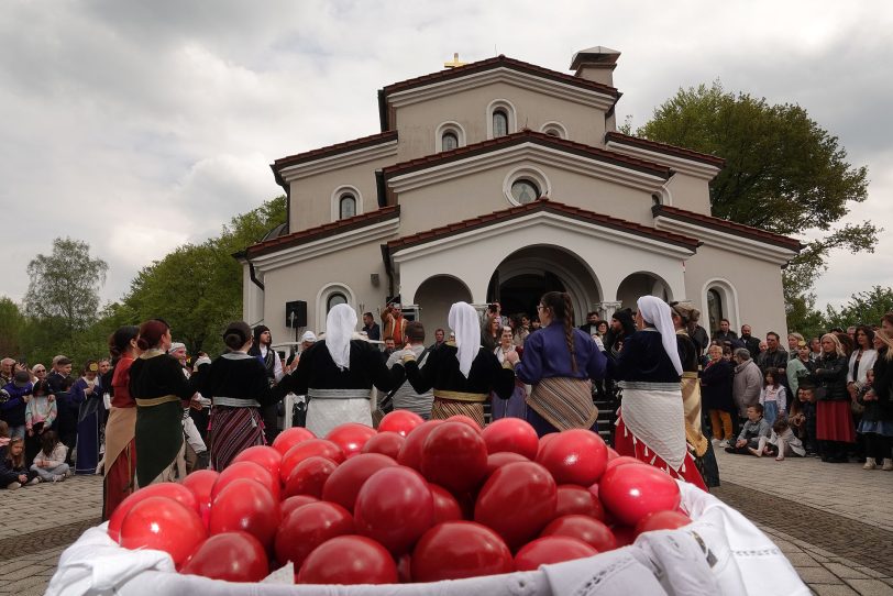 Dreitagesfest der Griechisch-Orthodoxen Gemeinde - Hl. Dimitrios - in Herten Süd 2022.