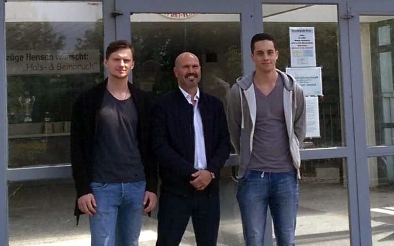 v.l. Artem Klein, Franky Petrozza, Alexander Eckl.