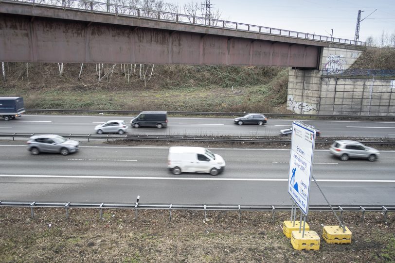 A43 - Baustelle.