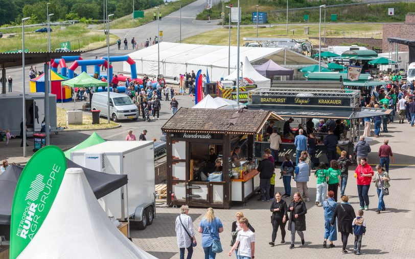 Die Abfallentsorgungs-Gesellschaft Ruhrgebiet mbH (AGR) lud zum Familienfest auf die Zentraldeponie Emscherbruch (ZDE) in Herten.