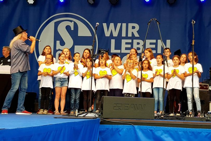 Graf Hotte und die Sunrise Kids auf Schalke.