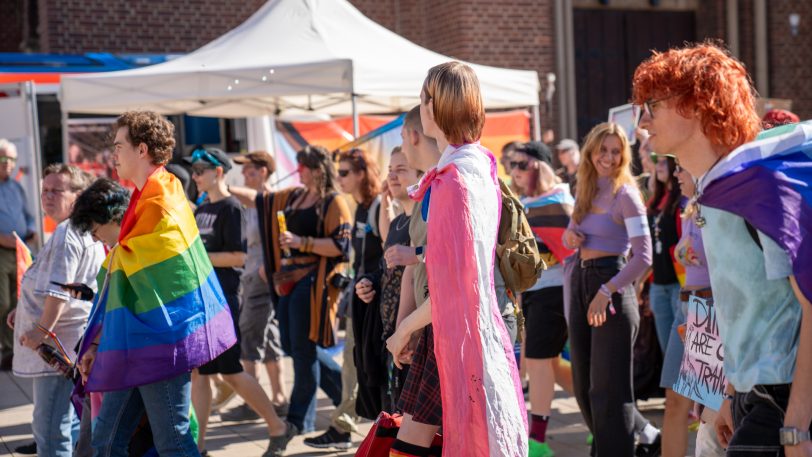 Der Christopher Street Day (CSD) am Samstag (21.9.2024) begann auf dem Europaplatz und zog anschließend durch die Stadt.