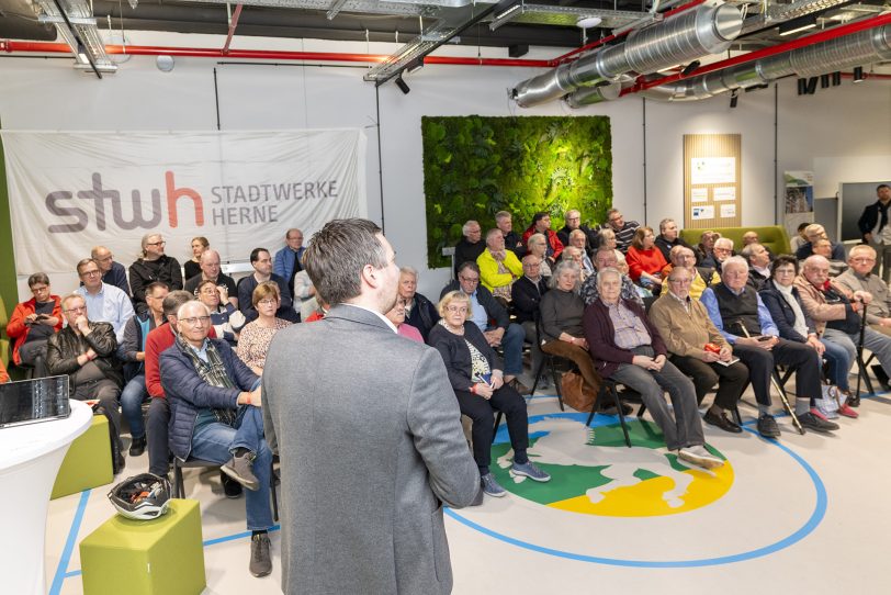 Auftaktveranstaltung 'Stadtwerke hautnah' im März 2024.