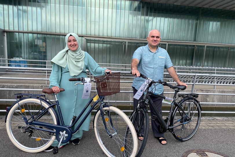 Die Islamische Gemeinde hat mit der Unterstützung des Herner Ehrenamtsbüros das Projekt „Bike-Sharing“ gestartet.