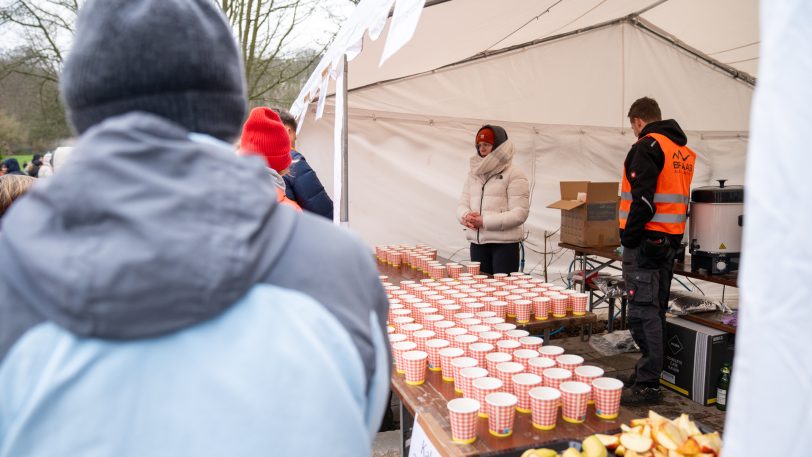 Eindrücke vom 46. Silvesterlauf im Gysenberg am Dienstag (31.12.2024). Mehrere Läufe in verschiedenen Altersklassen standen auf dem Programm.