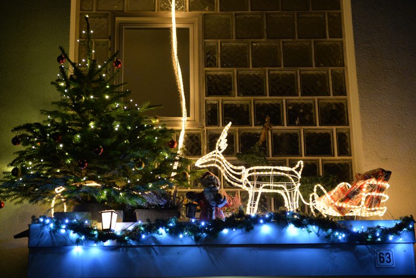 Weihnachtsbeleuchtung 2020 in Herne.