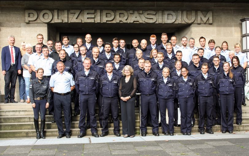 Verstärkung für die Polizei Bochum.