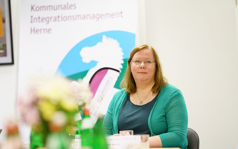 PlanB zeigt in Wanne die Arbeit der Case Manager. Im Bild Claudia Heinrich, Leiterin des Fachbereichs Integration.