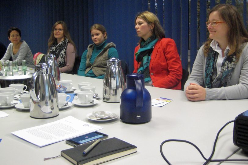 v.l.Regina Degenhardt (Schillerschule), Valentina Schneider (Josefschule), Anne Rövekamp (Josefschule), Stefanie Schoppmann (Schulleiterin Michaelschule), Claudia Marjanovic (Schulleiterin Horstschule).