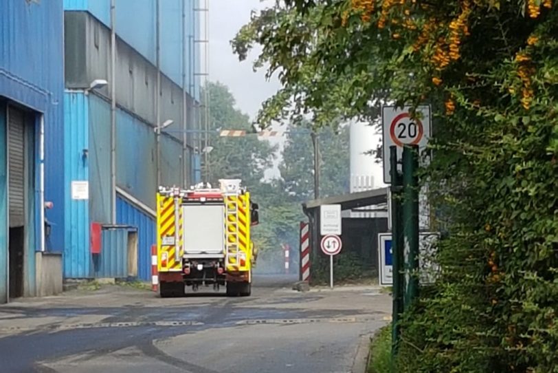 Brand bei Suez.