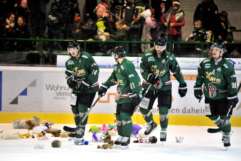 Herner EV geben Rostock Piranhas 4:3.