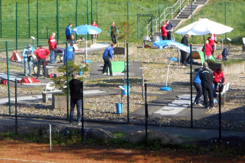 Bei der Kombimeisterschaft im Fun Park.