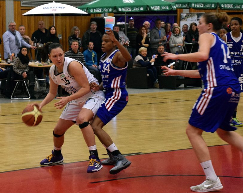 herner TC - SV Halle Lions 67:55 (43:27) am 24.1.2015 in der MCG-Arena.