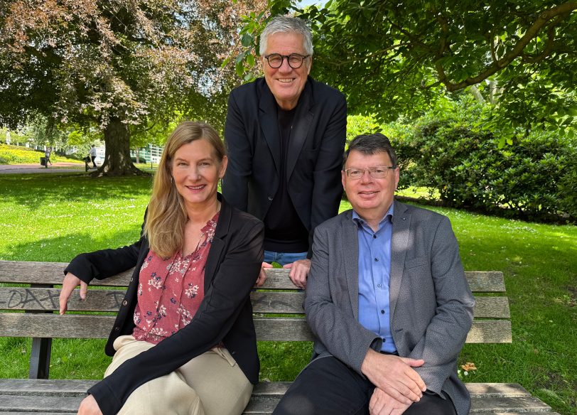 Die erweiterte Geschäftsführung der IGA 2027: v.l. Nina Frense, Hanspeter Faas und Horst Fischer.