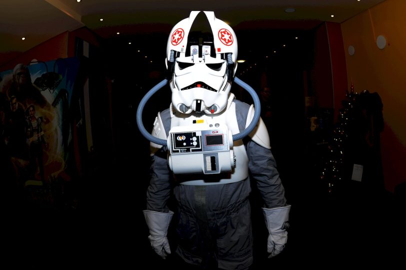 Markus Wefer als AT-AT-Fahrer.