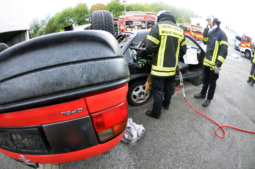 Übung der Feuerwehr. (Archivbild()