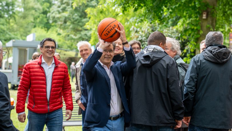 Die Bundesarbeitsministerin Bärbel Bas war der politische Stargast beim SPD-Familienfest am Sonntag (25.5.2025) im Park von Schloss Strünkede.
