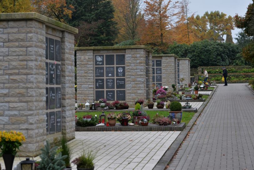 Kolumbarien auf dem Südfriedhof.