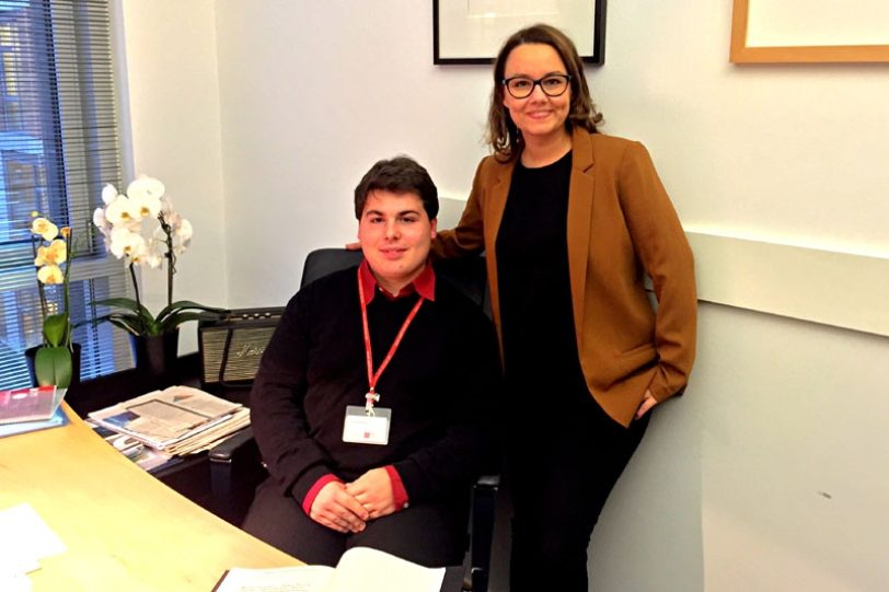 Philipp Salzmann und Michelle Müntefering