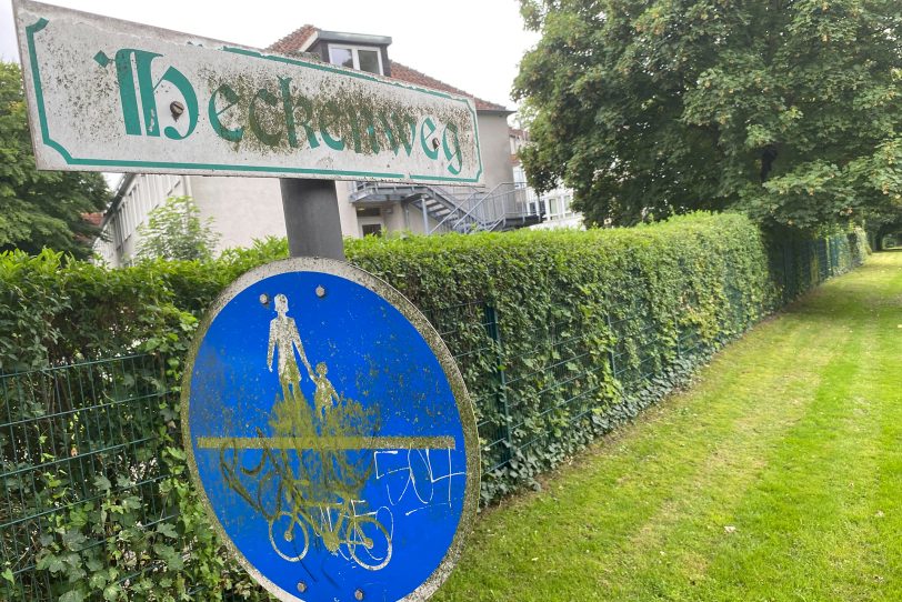 Hat dieser Weg bald einen neuen Namen? Die Antragsteller schlagen eine Umbenennung in Weidmann-Weg vor.