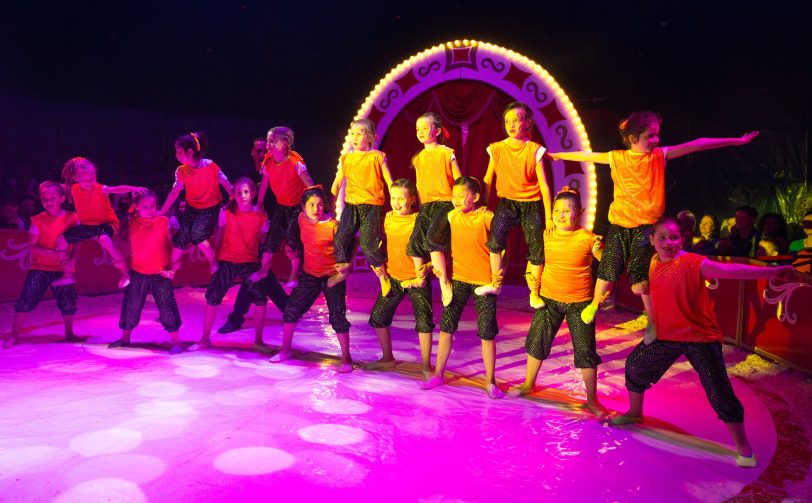 Zirkus an der Südschule in Röhlinghausen.