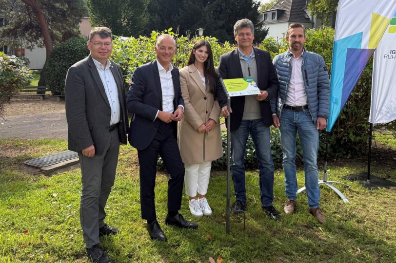 IGA 2027 zeichnet erste „Wohngärten“ aus: Bauverein Rheinhausen eG, Duisburg “Grüne Dächer für ein besseres Klima”