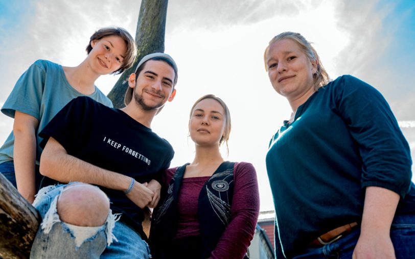 v.l. Malina Hoffmann, Sefa Küskü, Lotta Iserloh, Kathrin Leneke.