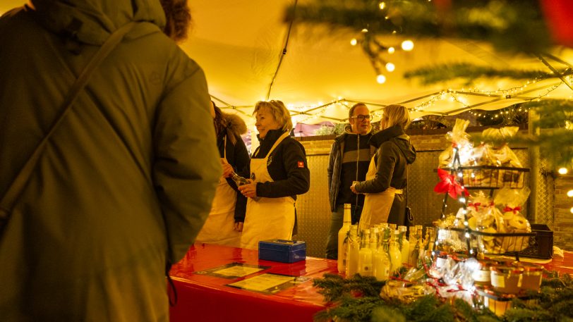 Das Weihnachtsdorf der Wanne-Eickeler Lions.