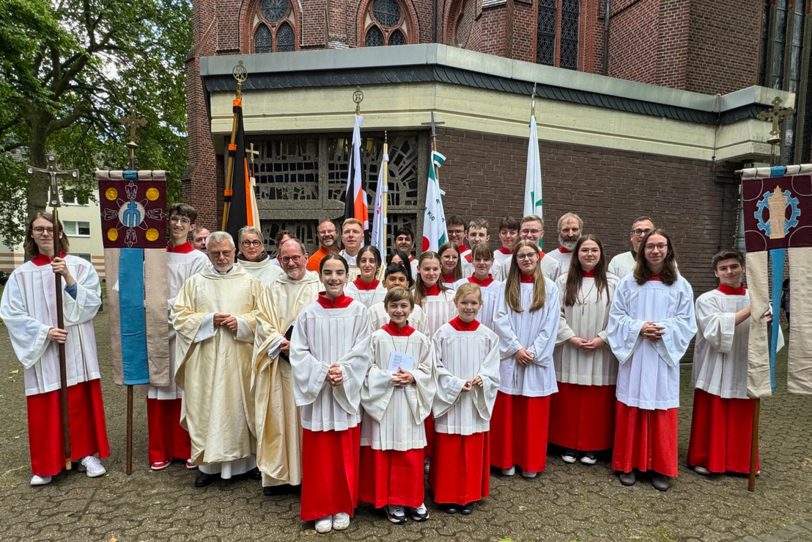 Fronleichnamsfest in der katholischen Pfarrei St. Dionysius – Juni 2024.