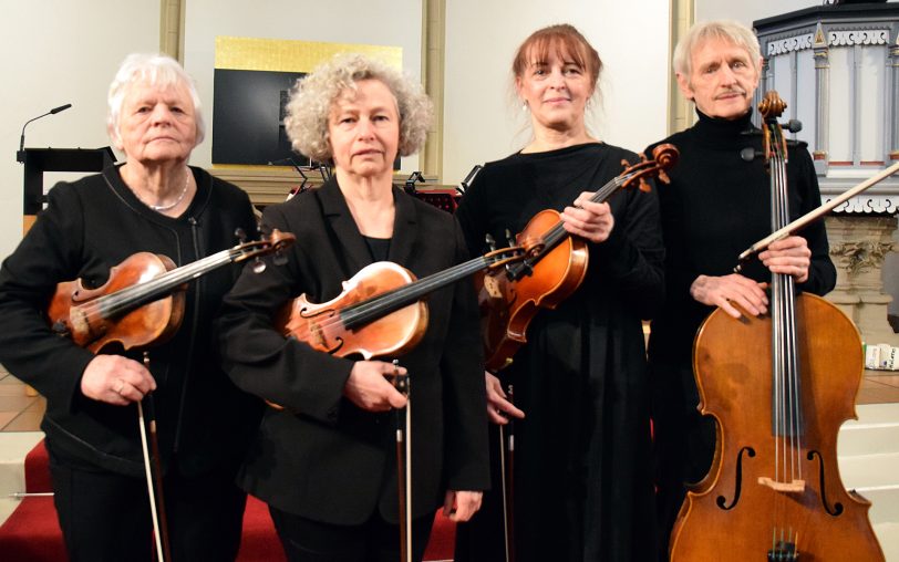 Das Rhein-Herne-Quartett musiziert „Die sieben Worte des Erlösers am Kreuz“ von Joseph Haydn am Karfreitag, 29. März 2024, in der Kreuzkirche.