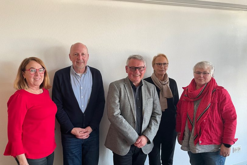 v.l. Michaela Schiereck, Dietmar Jäkel, Hans-Lothar Przybyl, Gudrun Thierhoff, Livia Leichner.