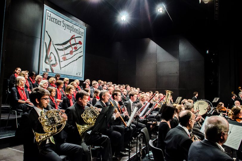 Die Herner Symphoniker beim Europakonzert im Kulturzentrum 2016.