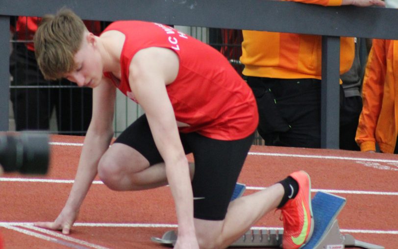 Eric Braun vom LC Westfalia Herne belegte über die 200 Meter einen guten 4. Platz bei den Westfälischen Meisterschaften.
