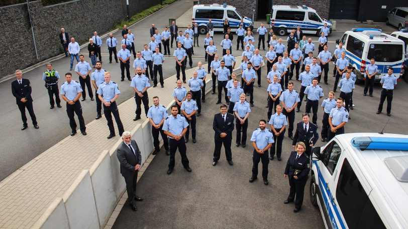 81 neue Beamte für die Polizei Bochum.