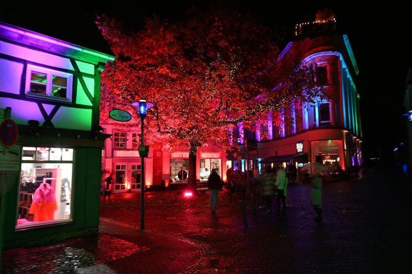 Recklinghausen leuchtet nach eine Jahr Corona-bedingter Pause wieder.