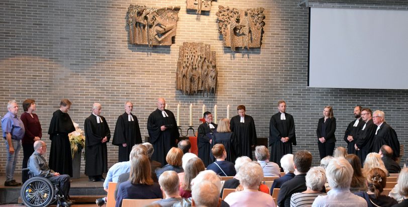 Die Kirchengemeinde Wanne-Eickel feierte am Sonntag (4.6.2023) in der Auferstehungskirche die Ordination von Pfarrerin Janne Holzmann.