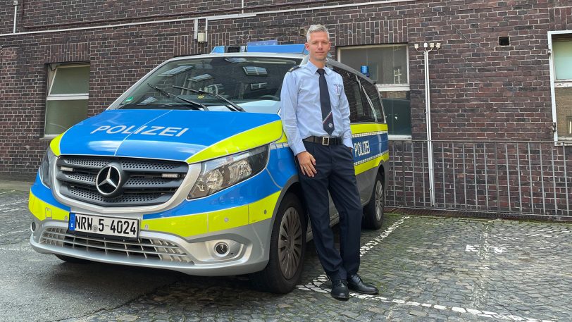 Felix Horn freut sich auf seine erste Cranger Kirmes als Leiter der Polizeiinspektion Herne.