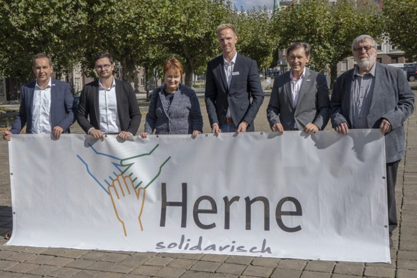 Der Beginn des Projektes im September 2022: Herne solidarisch.