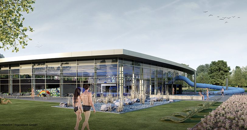 Das Wananas im Modell des Architekturbüros Krieger.