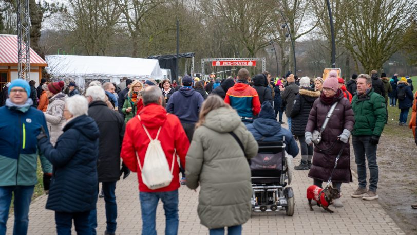 Eindrücke vom 46. Silvesterlauf im Gysenberg am Dienstag (31.12.2024). Mehrere Läufe in verschiedenen Altersklassen standen auf dem Programm.