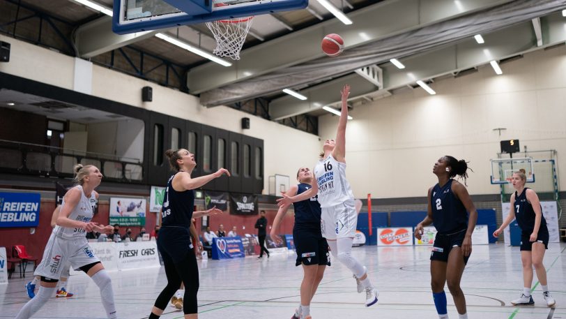 Die Basketballerinnen vom Herner TC gewinnen am Mittwoch (2.3.2022) mit 85:69 gegen die Capitol Bascats Düsseldorf.