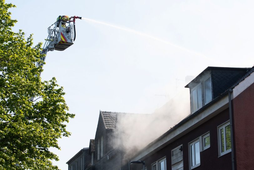 Dachstuhlbrand Hannoverstraße